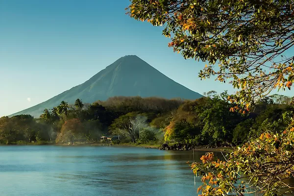 Volcano Maderas, Nicaragua A view of Volcano Maderas in Ometepe Island during a sunny day